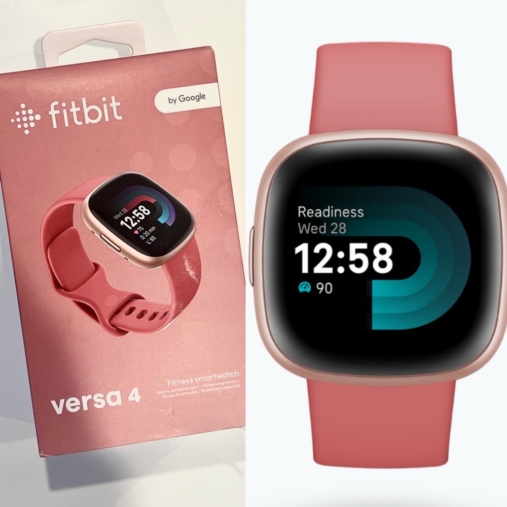 NWT! Fitbit Versa 4 Smartwatch - Pink